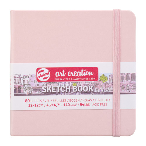 Royal Talens Art Creation Defter Pastel Pink 12 x 12 cm 80 Sayfa