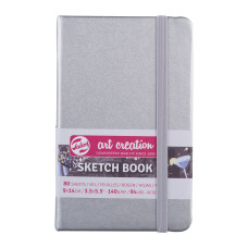 Royal Talens Art Creation Defter Parlak Gümüş 9 x 14 cm 80 Sayfa