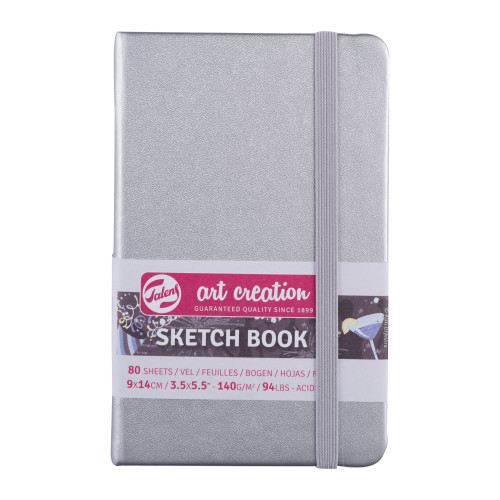 Royal Talens Art Creation Defter Parlak Gümüş 9 x 14 cm 80 Sayfa