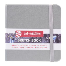Royal Talens Art Creation Defter Parlak Gümüş 12 x 12 cm 140 g 80 Sayfa