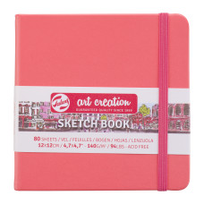 Royal Talens Art Creation Defter Mercan Kırmızısı 12x12 cm 140 g 80 Yaprak
