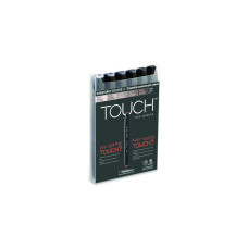 Shinhanart Touch Twin Marker Seti 6 Renk (Warm Grey)