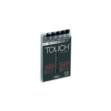 Shinhanart Touch Twin Set 6 Marker Cool Grey