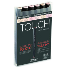 Shinhanart Touch Twin Set 6 Marker Cilt Tonları A