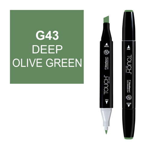 Shinhanart Touch Twin Deep Olive Green G43