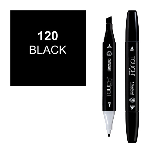 Shinhanart Touch Twin Kalem Black 120