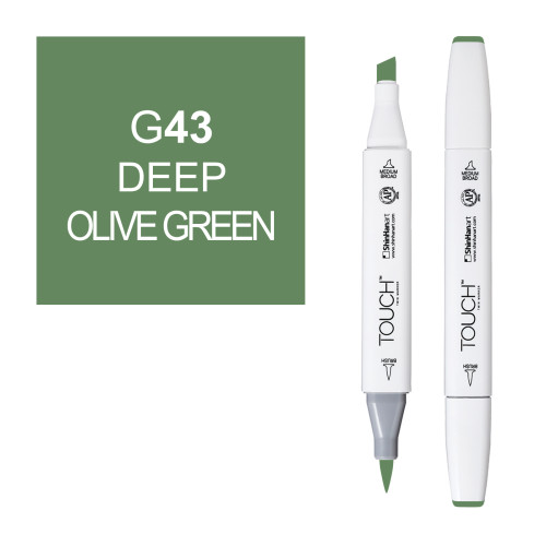 Shinhanart Touch Brush Deep Olive Green G43