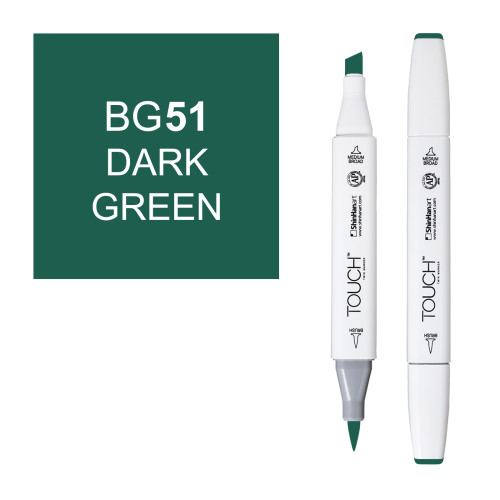 Shinhanart Touch Brush Dark Green BG51