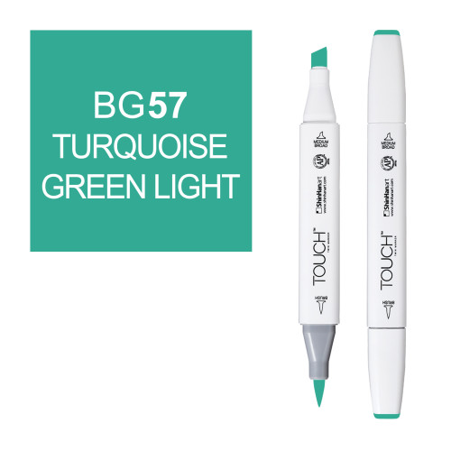 Shinhanart Touch Brush Turquoise Green Light BG57