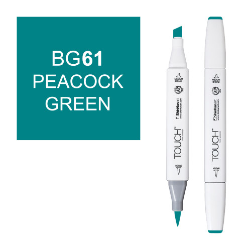 Shinhanart Touch Brush Peacock Green BG61