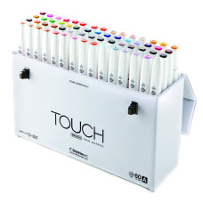 Shinhanart Touch Twin 60'lı Fırça Uçlu Kalem Seti [A]