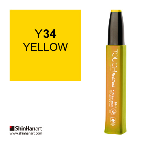 Shinhanart Touch Refill İnk 20 ml Y34 Sarı