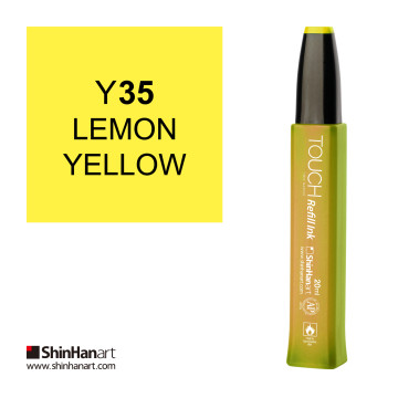 Shinhanart Touch Refill Ink 20 ml Y35 Lemon Yellow