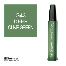 Shinhanart Touch Refill Ink 20 ml G43 Deep Olive Green