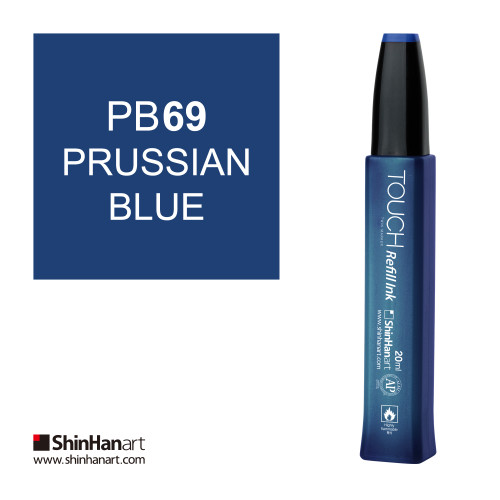 Shinhanart Touch Refill Ink 20 ml Prussian Blue PB69