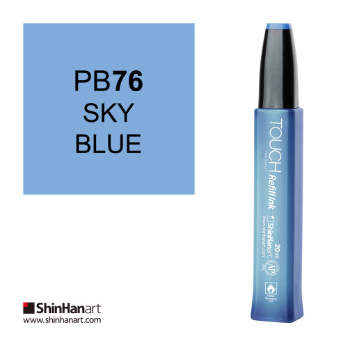 Shinhanart Touch Refill Ink 20 ml PB76 Sky Blue