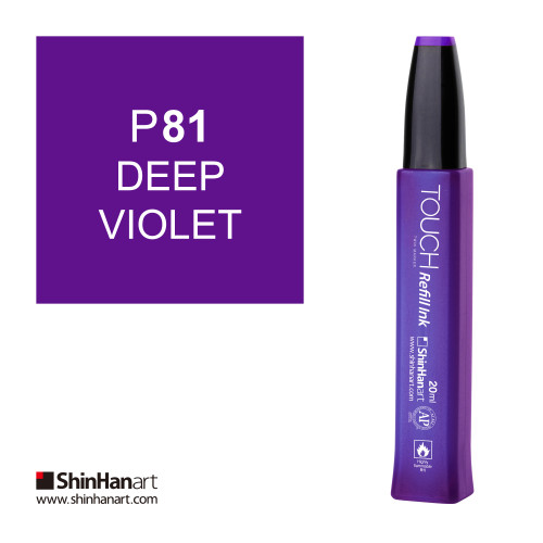 Shinhanart Touch Refill Ink 20 ml P81 Deep Violet