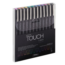 Shinhanart Touch Liner Color 12 Renk Seti 0.1 mm