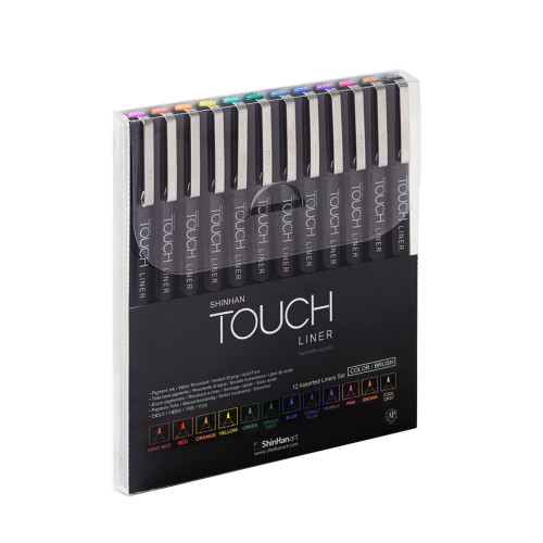 Shinhanart Touch Liner Brush 12 Renk Seti