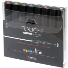 Shinhanart Touch Opaque Marker 8 Renk Seti Orta Boy
