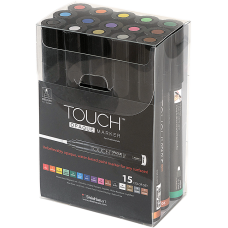 Shinhanart Touch Opaque Marker 15 Renk Seti Medium