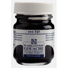 Talens Gouache Jar 50 ML Neutral Black