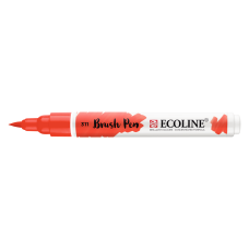 Talens Ecoline Fırça Uçlu Kalem Vermilion