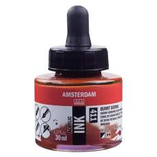 Amsterdam Akrilik Mürekkep 30 ml – Burnt Sienna (411)