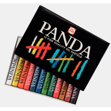 Talens Panda 12'li Yağlı Pastel Boya Seti