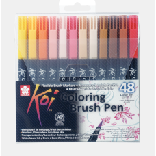 Sakura Koi Colour Fırça Uçlu Kalem 48'li Set
