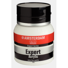 Amsterdam Expert Akrilik Boya 400 ML 104 – Zinc White | Profesyonel Beyaz
