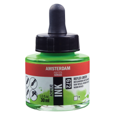 Amsterdam Akrilik Mürekkep 30 ML Reflex Green – Renk Kodu (672)