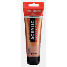 Amsterdam Standart Akrilik Boya 120 ML – Bronze | Metalik Parlak Ton (811)