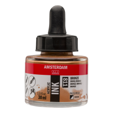 Amsterdam Akrilik Mürekkep 30 ml Bronze – Profesyonel Akrilik Mürekkep (811)