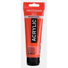 Amsterdam Standart Akrilik Boya 120 ML Naphthol Red Light – Canlı ve Enerjik Kırmızı 398