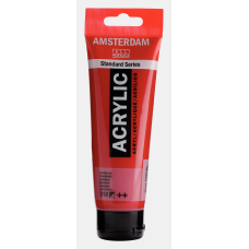 Amsterdam Standart Akrilik Boya 120 ML 318 – Carmine Red | Canlı ve Yoğun Kırmızı