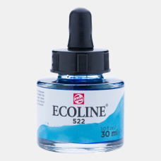Talens Ecoline 30 ML Turquoise Blue Liquid Watercolor