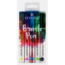 Talens Ecoline Fırça Uçlu Kalem 30'lu Set İlave Renkler