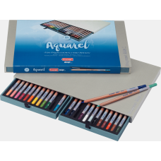 Bruynzeel Kuru-Sulu Boya Kalem Seti - 24 Renk (Design Watercolour Serisi Lüx Kutu)