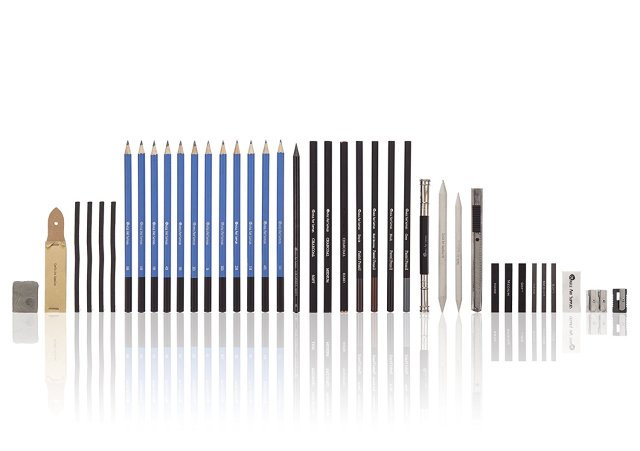 Castle Art 40 Parça Kara Kalem Seti — Castle Art (görsel 3)