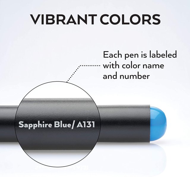 Arteza 48 Renk Fırça Uçlu Keçeli Kalem Seti - Renklendirme, Kaligrafi, Çizim için Tasarlanmış Sanatçılar ve Yeni Başlayan Ressamlar için — Arteza (görsel 2)