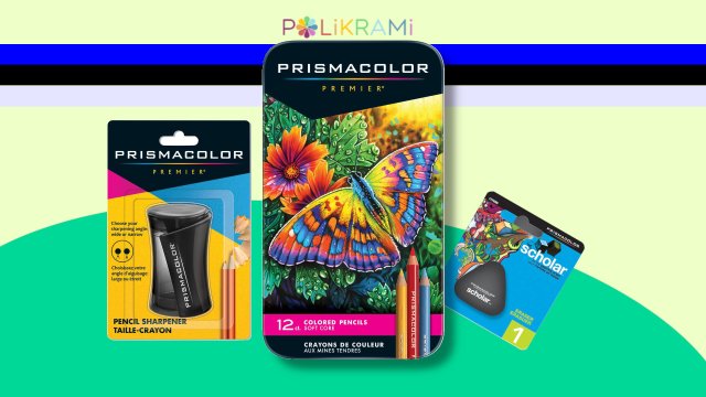 Prismacolor Premier 12 Renk Kuru Boya Seti + Açacak + Silgi
