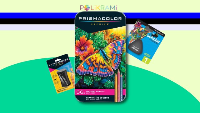 Prismacolor Premier 36 Renk Kuru Boya Seti + Açacak + Silgi — Prismacolor