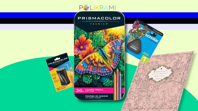 Prismacolor Premier 36 Renk Kuru Boya Seti + Açacak + Silgi + Boyama Kitabı