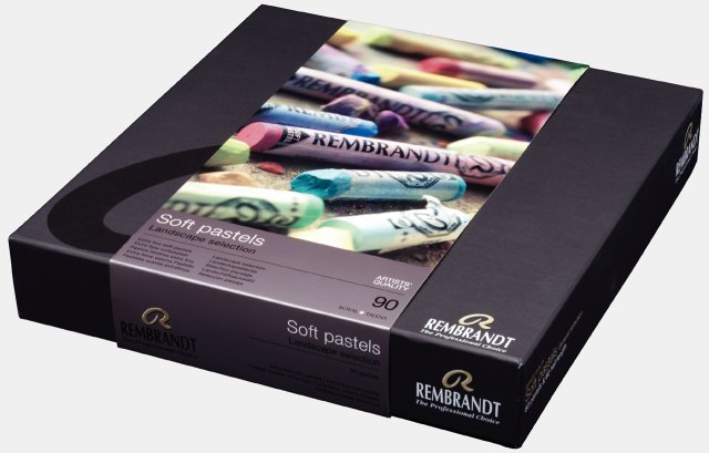 Rembrandt Soft Pastel Profesyonel Set 90'lı (Tam Boy - Manzara) — Rembrandt