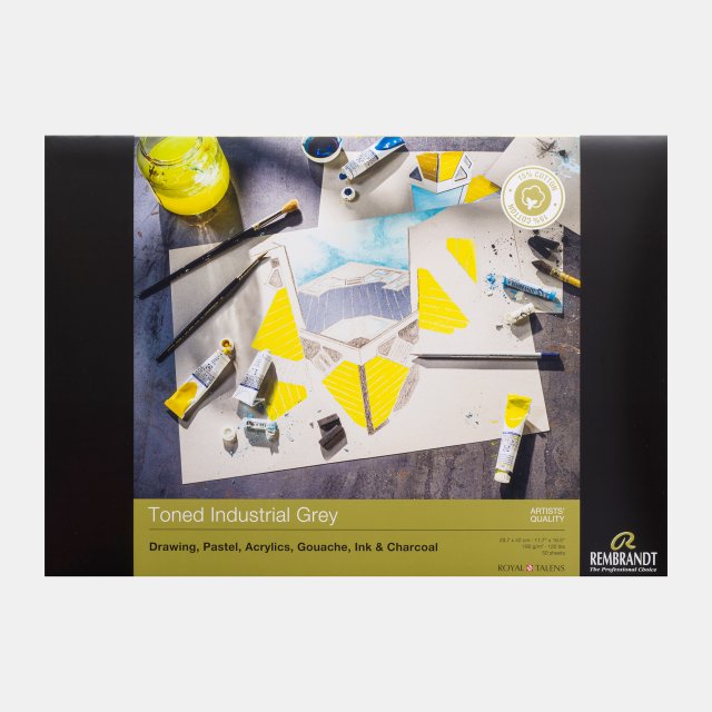 Rembrandt Toned Paper Mystic Blue A4 - Mavi Kağıt - 50 Yaprak — Rembrandt