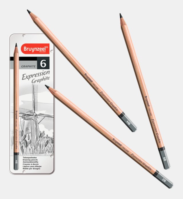 Bruynzeel Expression Graphite 6lı Set — Bruynzeel