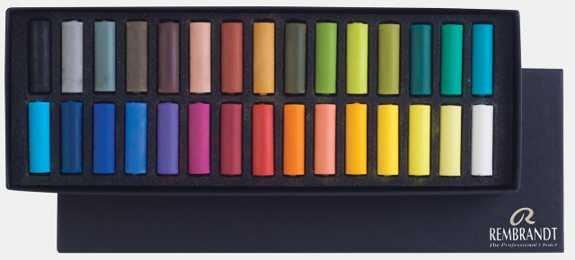Rembrandt Soft Pastel Basic Set 30'lu ( Yarım Boy ) — Rembrandt