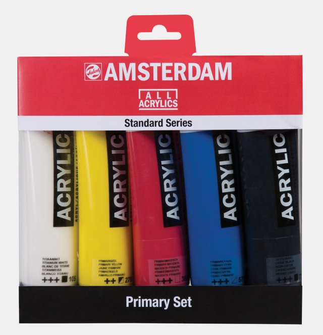 Amsterdam Akrilik Boya Seti 5×120 ml – Profesyonel Su Bazlı Canlı Renkler — Amsterdam (görsel 3)