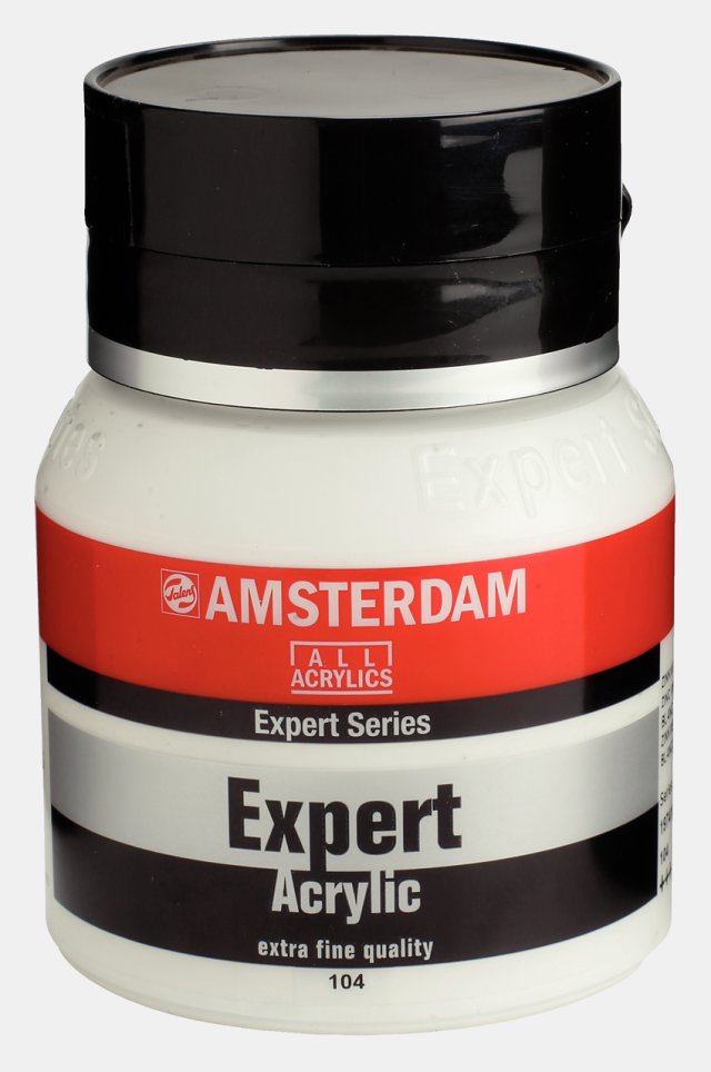 Amsterdam Expert Akrilik Boya 400 ML 104 – Zinc White | Profesyonel Beyaz  — Amsterdam